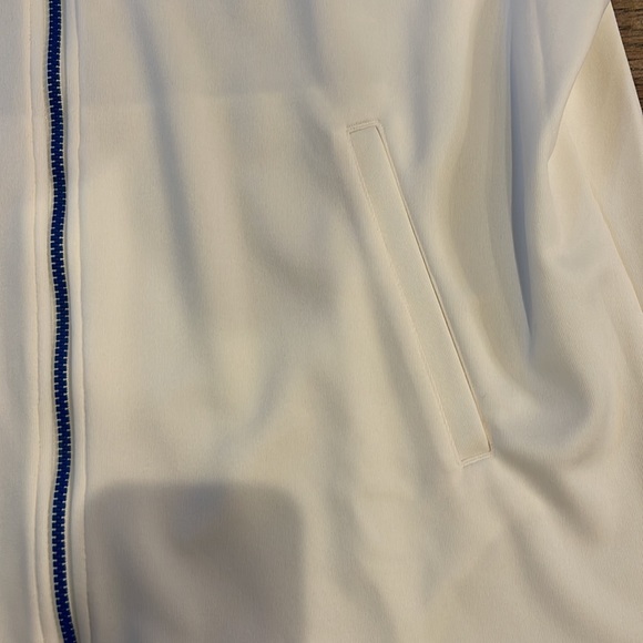 Nike Men's Taped Retro Track Full Zip Jacket White Large AJ2681 133 NEW W Tags - Picture 3 of 9